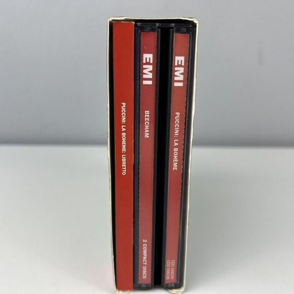 puccini: La Boh%C2%8Aeme De Los Angleles Bj%C3%B6rling 2 CD 1997 EMI Music - Picture 6 of 7